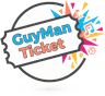 GUY MAN TICKET logo