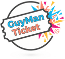 GUY MAN TICKET logo